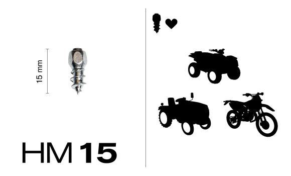 Spikes HM 15 für Profilräder (100 Stk.) 